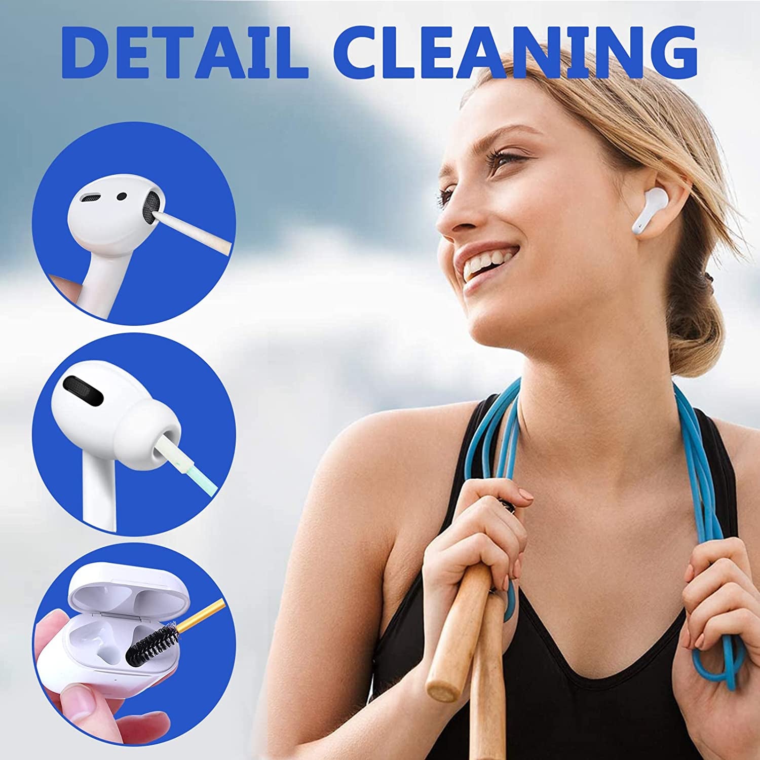 Cell Phone Cleaning Kit, Speaker Cleaner for Iphone, Charging Port Cleaning Tool, Electronic Cleaning Kit, Compatible with Airpods Earbuds Camera USB C Lightning Port Ipad (140PCS)  Aispour   