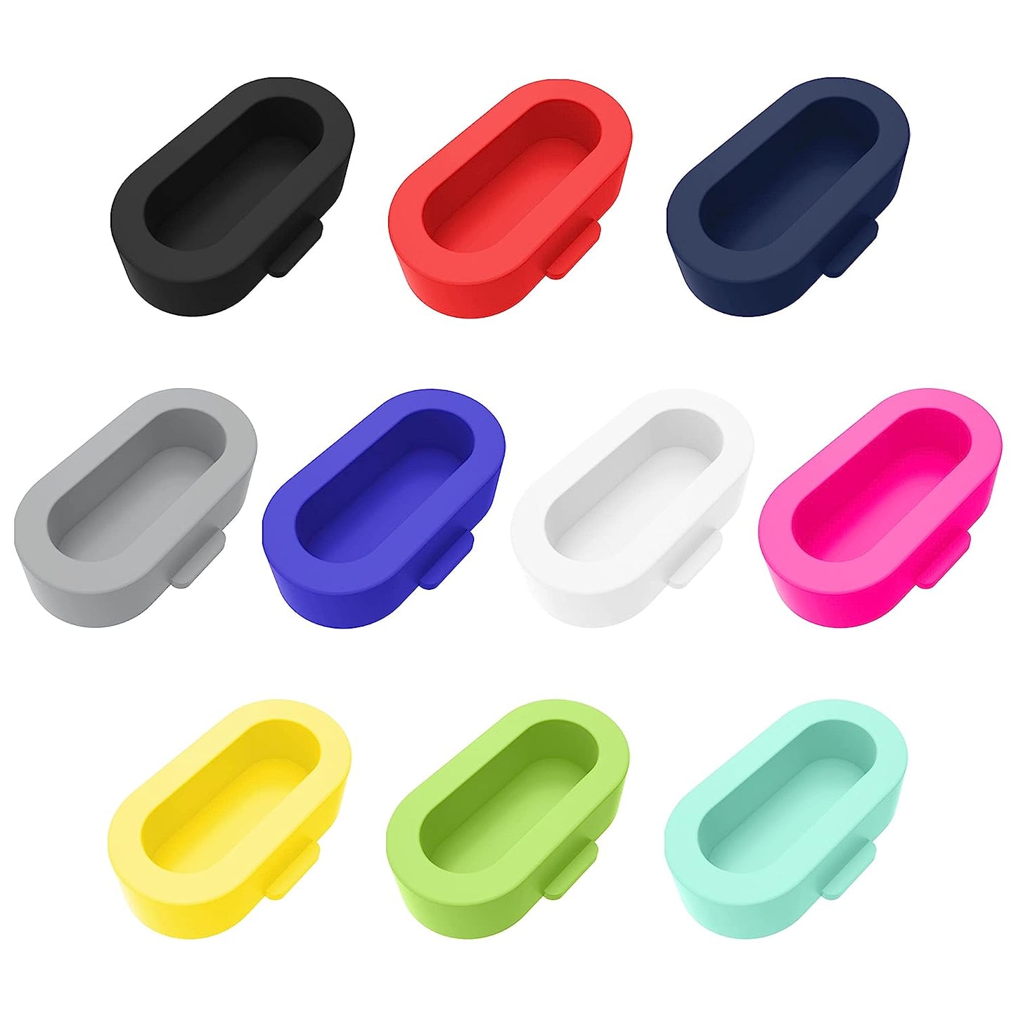 AWINNER 10 Pack Dust Plug Compatible for Garmin Watch Charger Port Protector (Black)  AWINNER Multicolored  
