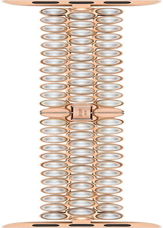 Kate Spade New York Interchangeable Stainless Steel Band Compatible with Your 38/40Mm Apple Watch- Straps for Apple Watch Series 8/7/6/5/4/3/2/1/SE  kate spade new york Pearl  