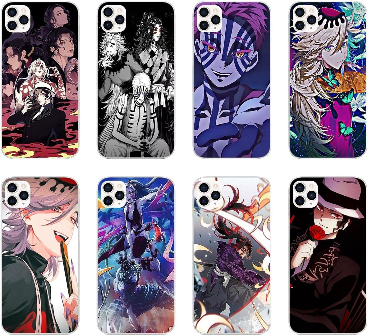 TINTAG Compatible with LG G6 | LG G6+ | LG G6 plus Case Juuni with Kibutsuji Kitsuki Muzan 238, Anime Phone Cases Shockproof Soft TPU Case Clear  TINTAG   