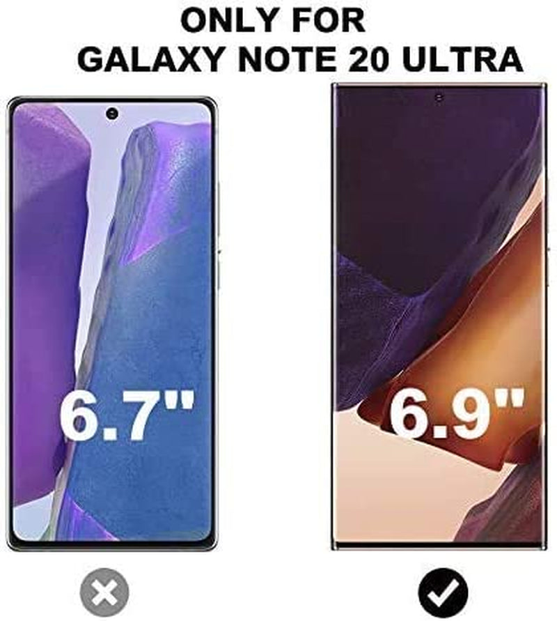 [2+2 Pack] Galaxy Note 20 Ultra Screen Protector Include 2 Pack Tempered Glass Screen Protector + 2 Pack Tempered Glass Camera Lens Protector,Easy Install,3D Curved for Samsung Galaxy Note 20 Ultra 5G  UIYTRAESTING   