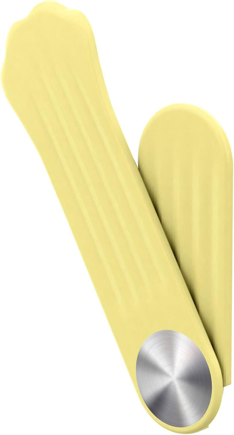 Magnetic Laptop Phone Holder Adjustable Side Mount Clip for Laptop Expansion Stand for Smartphone, Office and Home Enjoying Dual Screen at the Same Time (Sky Blue, One Size)  Generic Yellow One Size 