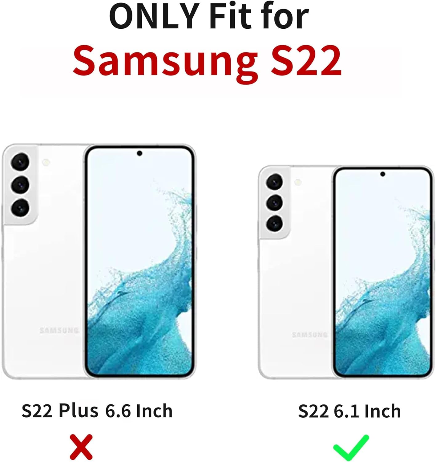 XIZYO Designed for Samsung Galaxy S22 Case, Rose Pattern Floral Print Design Slim Case for Girls Women TPU Bumper Shockproof Protective Cover, Black  XIZYO   