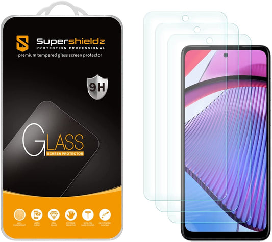 Supershieldz (3 Pack) Designed for Motorola Moto G 5G (2023) Tempered Glass Screen Protector, anti Scratch, Bubble Free  Supershieldz   