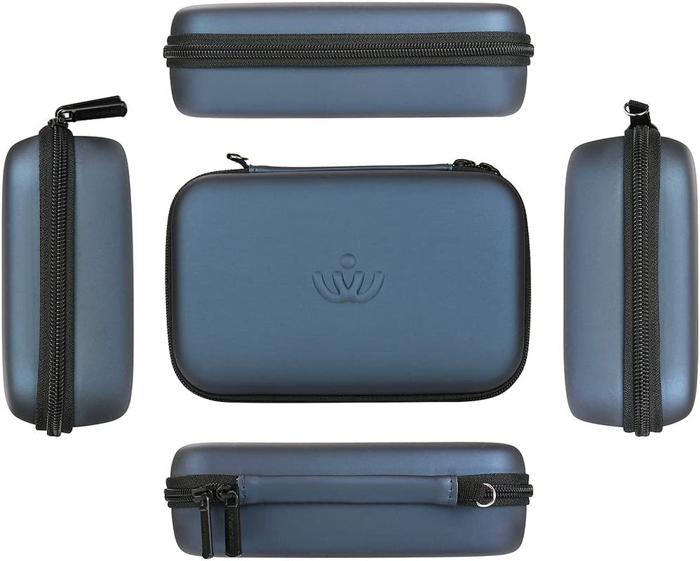 Comecase Hard Case for Apple Pencil, Magic Mouse 2 and 1, for Magsafe Power Adapter, for Beatsx Earphone, for Airpod, Magnetic Charging Cable, Electronics Accessories Organizer Storage Bag - Blue  Comecase   