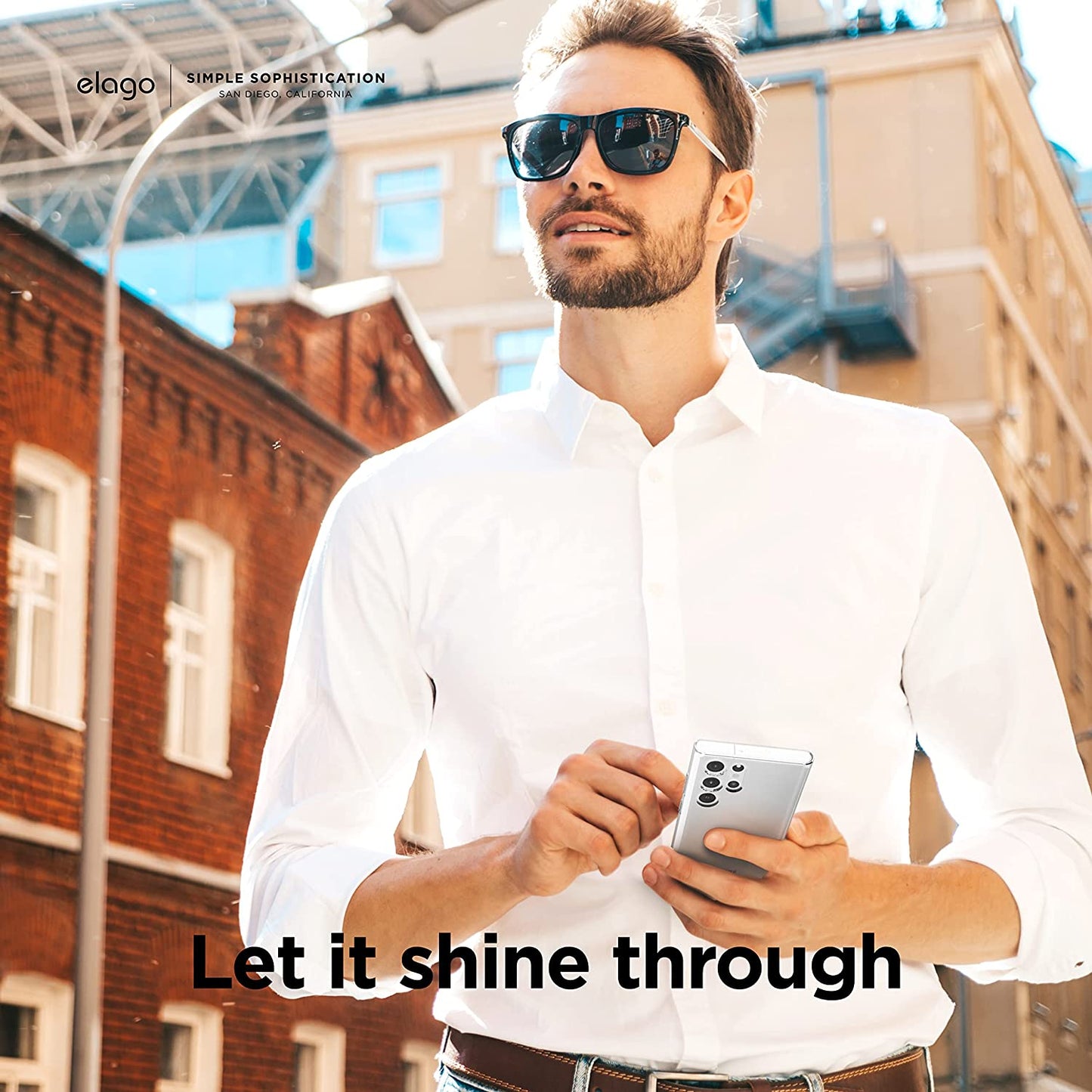 Elago Clear Case Designed for Samsung Galaxy S22 Ultra - Precise Camera Cutouts, Sleek and Light Design, Protective Case, Shockproof Bumper Cover, Durable TPU and Polycarbonate Construction  elago   