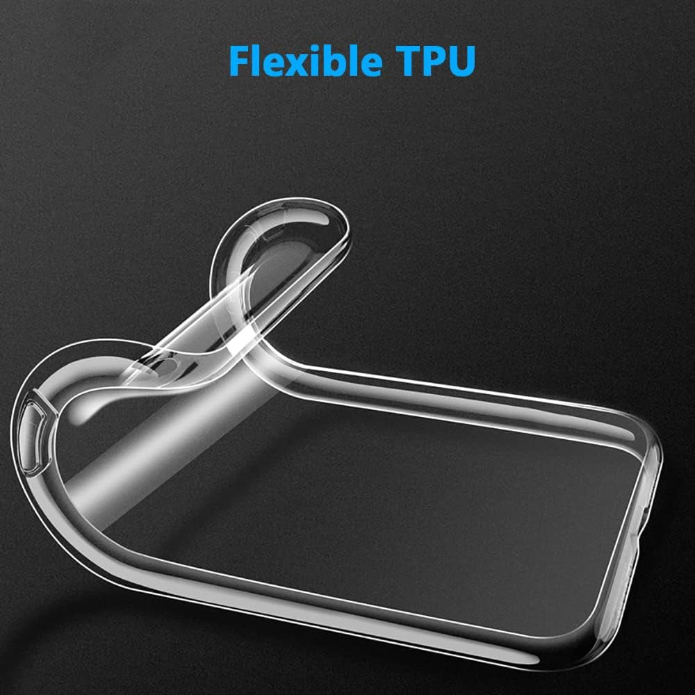 SNOSHO Google Pixel 6 Pro Clear Case,Thin Slim Soft Silicone Flexible TPU Gel Skin Anti-Scratch Shockproof Protective Case Cover for Google Pixel 6 Pro,Crystal Clear  SNOSHO   