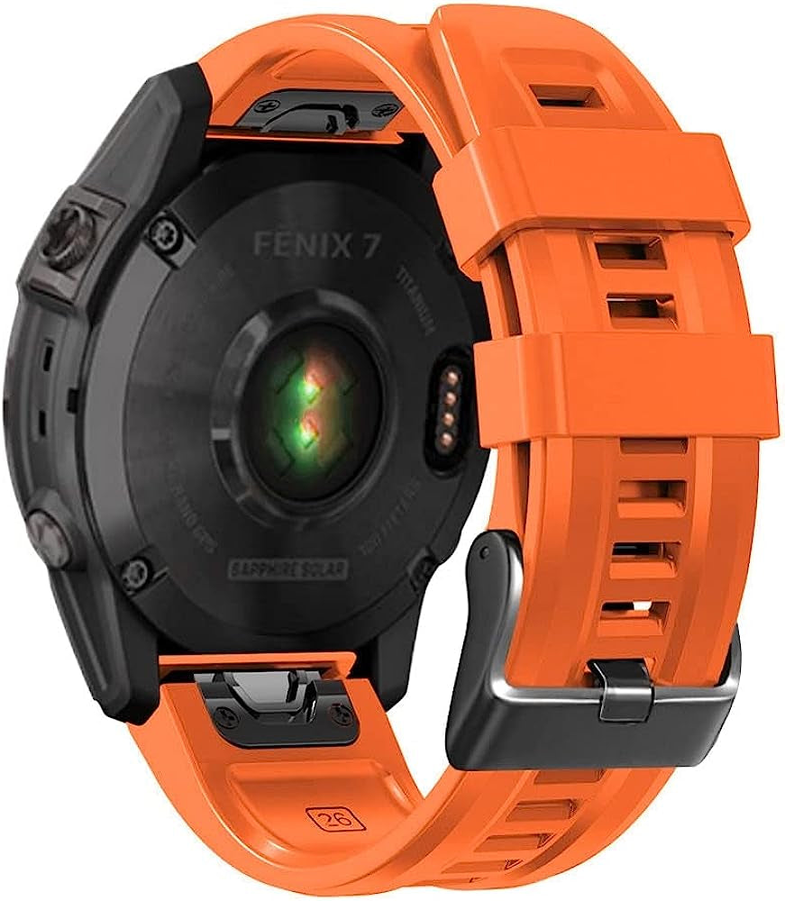 EGSDSE Band for Garmin Fenix 7X 7 6 6X Pro 5 5X Plus/Coros VERTIX Smart Watch 26 22Mm Silicone Straps Breathable Watchband for VERTIX2  EGSDSE N 26mm 