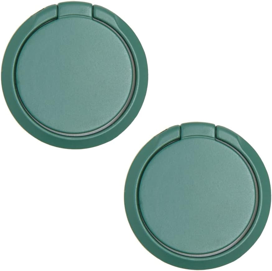 Cell Phone Ring Holder for Hand, Phone Back Ring Grip for Finger and Case (Black)  SUNURS Forest Green × 2  