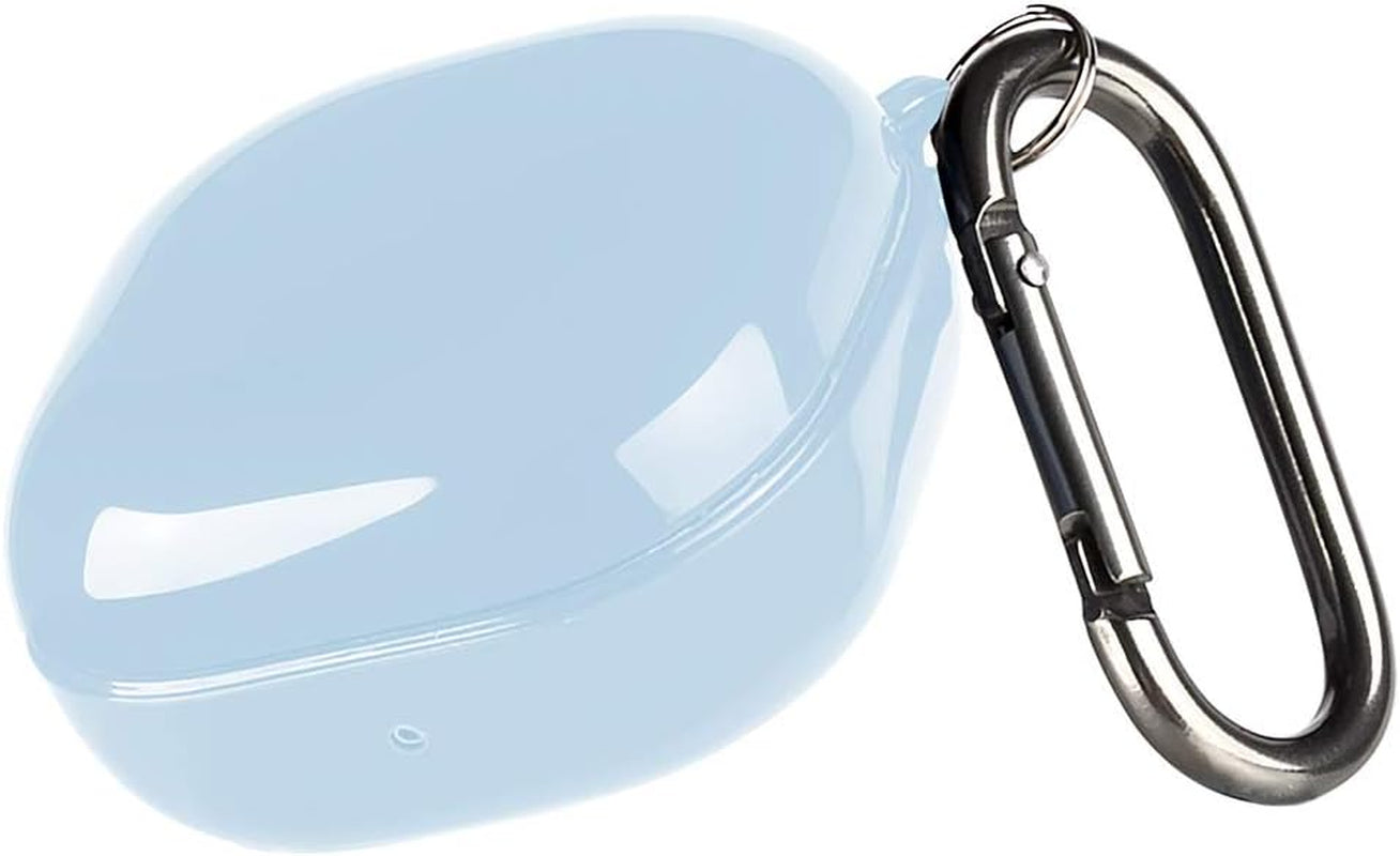 Goospery Designed for Galaxy Buds 2 Case/Galaxy Buds Pro Case/Galaxy Buds Live Case Soft TPU Shockproof Protective Cover for Samsung Earbuds with Keychain (Navy Blue)  GOOSPERY Sky Blue  