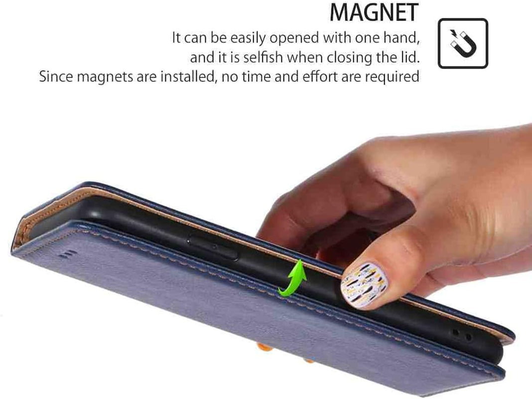 BANLEI2U Phone Cover Wallet Folio Case for LG G6, Premium PU Leather Slim Fit Cover for LG G6, Good Touch, Blue  BANLEI2U   