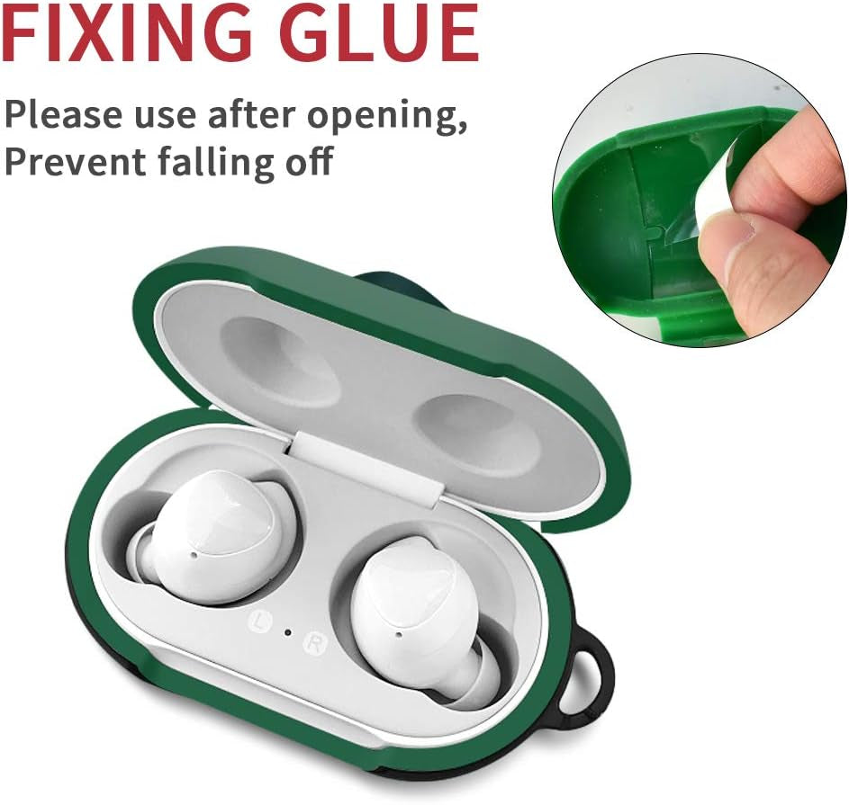 Newseego Compatible with Galaxy Buds（2019） Case, Galaxy Buds+ plus （2020） Cover Cute 3D Soft Case with Ring Buckle Keychain Galaxy Buds Case-Avocado  Newseego   