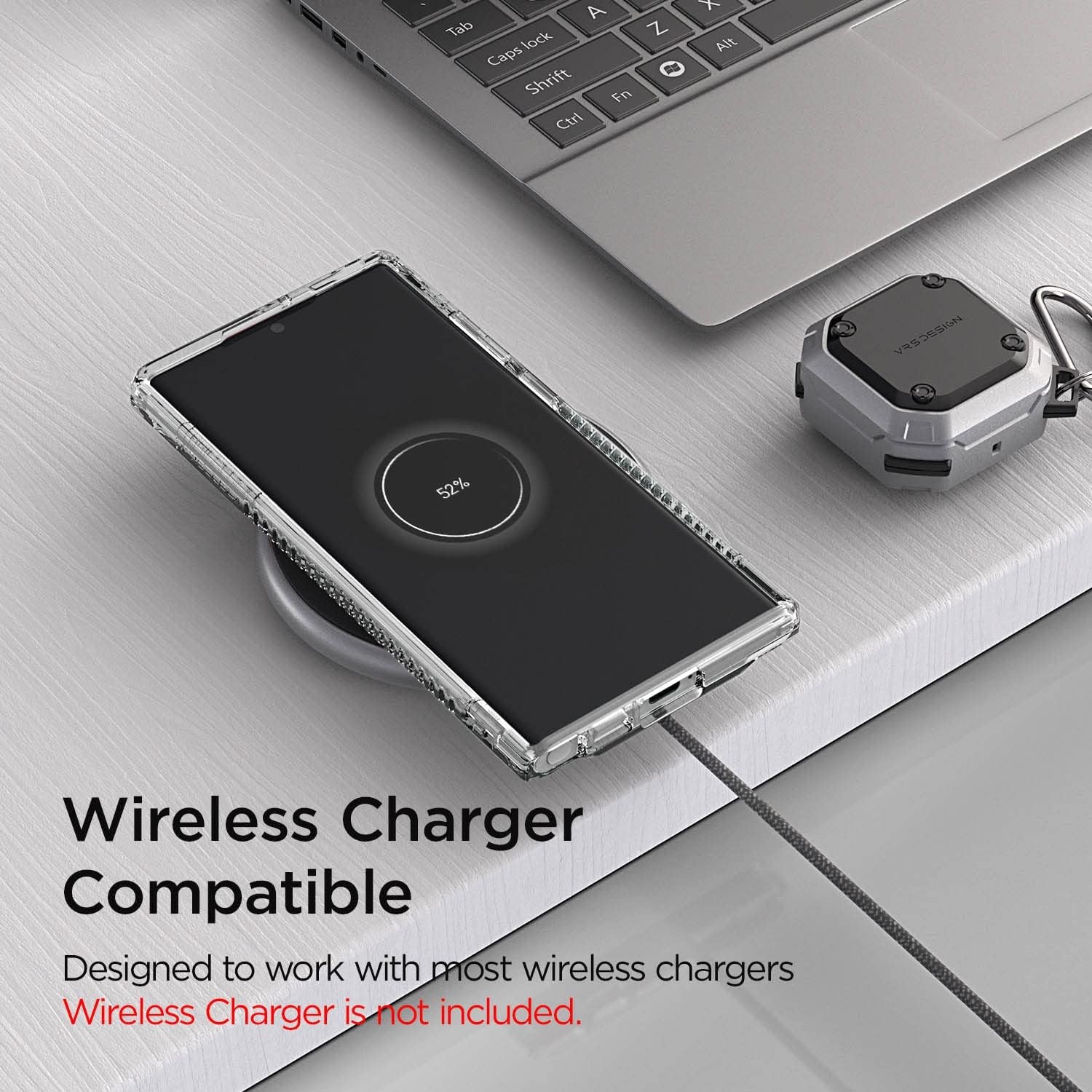 VRS Desgin Terra Guard Crystal Compatible with Galaxy S22 Ultra Case, Non-Slip Grip Clear Case for Galaxy S22 Ultra (2022)  VRS DESIGN   