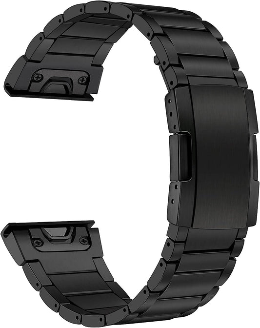 Trumirr Titanium Band for Fenix 7/6 Pro / 5 Plus, 22Mm Quick Release Easy Fit Watch Bands Titanium Metal Strap for Garmin Fenix 7 6 5 / Forerunner 955 945 935 / Epix Gen 2 / Descent G1 / MARQ  TRUMiRR   