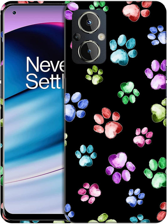 Glisten - Oneplus Nord N20 5G Case, 1+ Nord N20 5G Case - Dog Paw Watercolour Print Design Printed Slim Plastic Hard Protective Designer Back Phone Case for Oneplus Nord N20 5G  Glisten   
