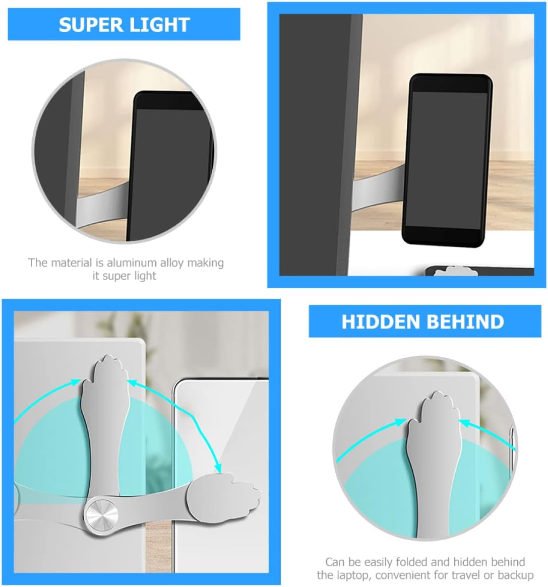 Mobestech Cellphone Stand Computer Rack 1 Set Magnetic Laptop Phone Rack Laptop Expansion Stand Portable Laptop Holder Laptop Stand Simple Laptop Stanf Laptop Mount  Mobestech   