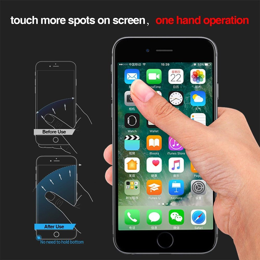 JIAXIUFEN Cell Phone Ring Stand Finger Holder Marble Glitter Grip Kickstand 360° Rotation Metal Ring Grip for Magnetic Car Mount Compatible with Iphone Samsung Galaxy Pixel All Smartphone Blue  JIAXIUFEN   