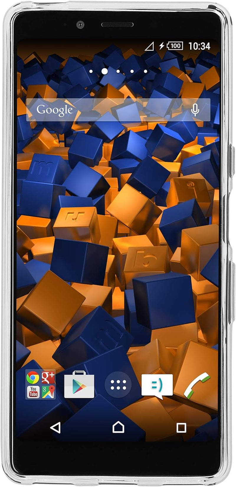 Mumbi Mobile Phone Case Compatible with Sony Xperia L3 Transparent White  Claus GmbH   