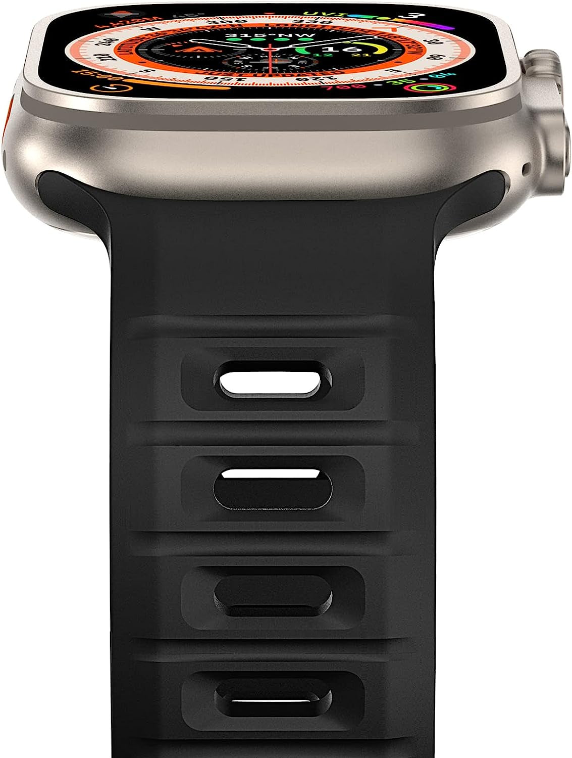 Newways Sport Band Compatible with Apple Watch Bands  NewWays Black 42mm/44mm/45mm/ULTRA49mm 