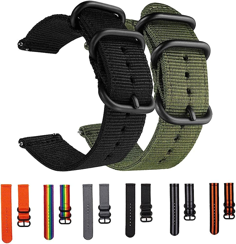 SKXMOD Nylon Canvas Watch Band for Garmin Venu 2 plus Wrist Bracelet Strap 18Mm 20Mm 22Mm Watchband for Garmin Venu SQ 2 2S Correa  SKXMOD   