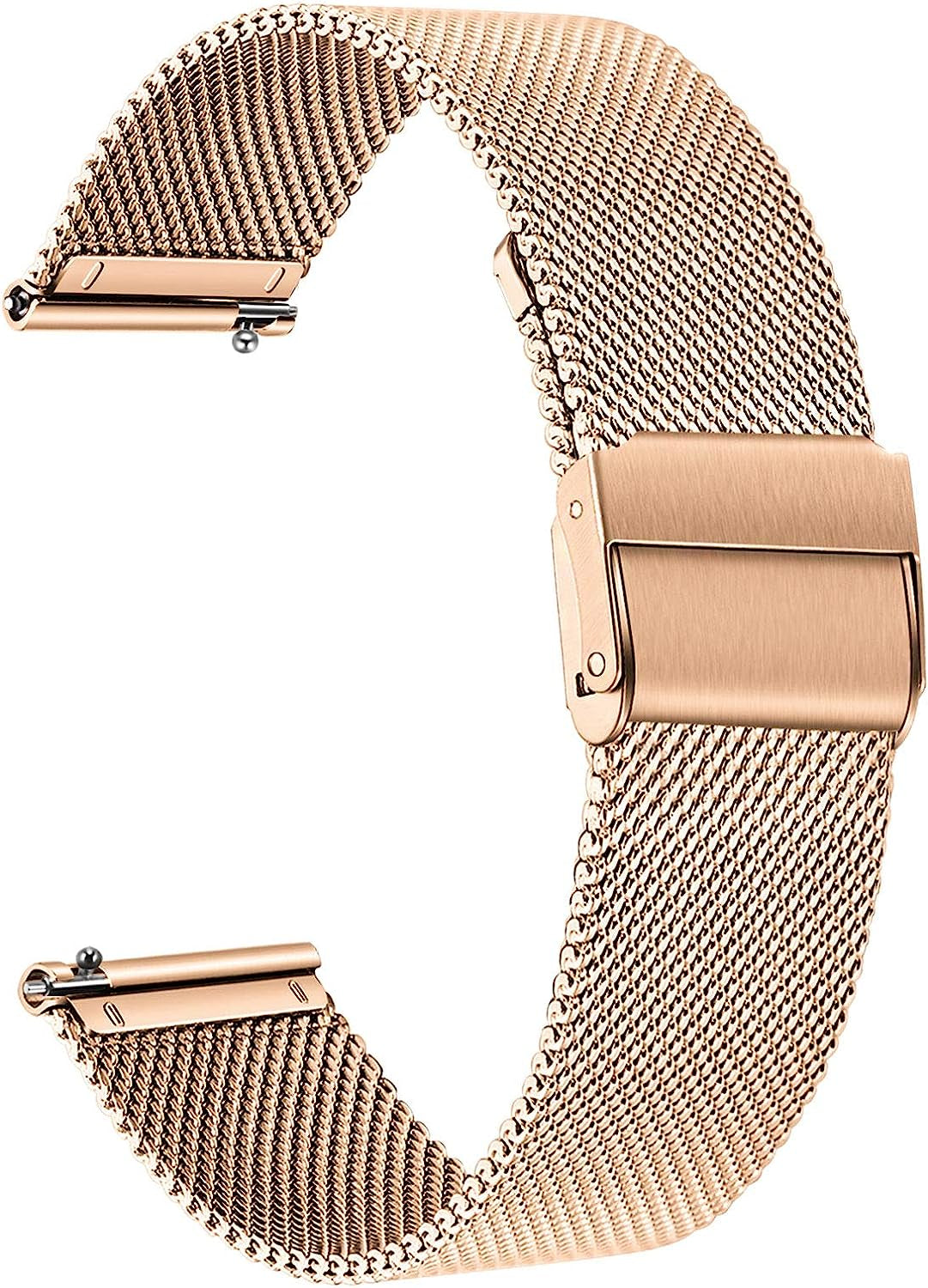 Trumirr Band for Garmin Venu / Venu Sq / Venu Sq 2 Smart Watch, Mesh Woven Stainless Steel Watchband Women Strap for Garmin Venu / Venu Sq / Sq Music Smartwatch  TRUMiRR   