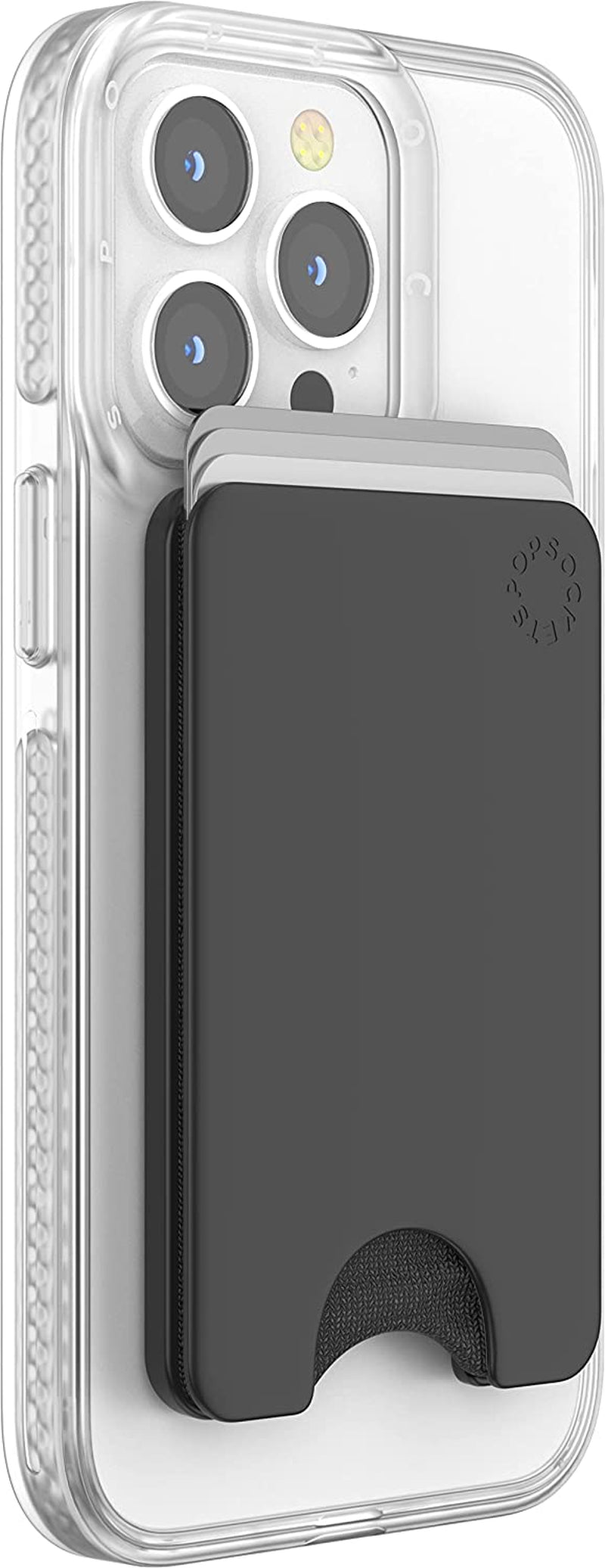 Popsockets Phone Wallet, Phone Card Holder, Wireless Charging Compatible, Wallet for Magsafe - Black  PopSockets   