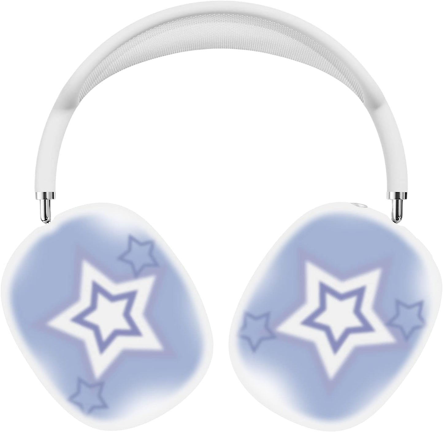 AIIEKZ Case Cover for Airpods Max，Soft Silicone Anti-Scratch Ear Cups Case with Colorful Star Pattern for Apple Airpods Max Headphones (Green)  AIIEKZ Purple  