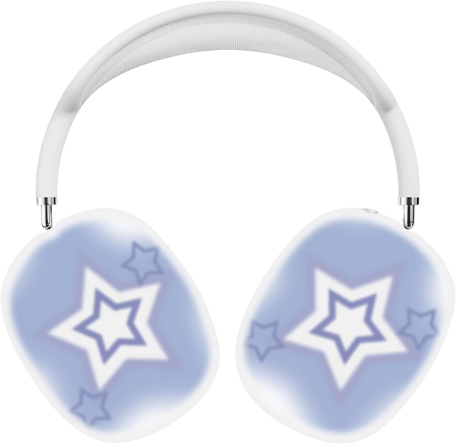 AIIEKZ Case Cover for Airpods Max，Soft Silicone Anti-Scratch Ear Cups Case with Colorful Star Pattern for Apple Airpods Max Headphones (Green)  AIIEKZ Purple  