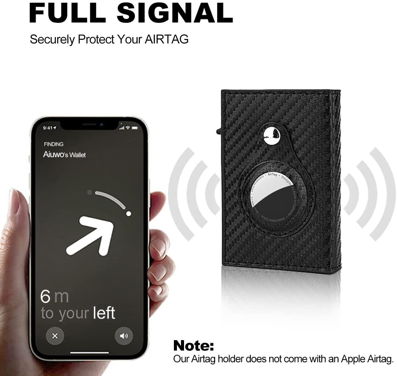 Aiuwo Wallet for Men Slim Wallet RFID Blocking Money Clip Wallets for Men,Minimalist Wallet for Men with Money Pocket  AIUWO   