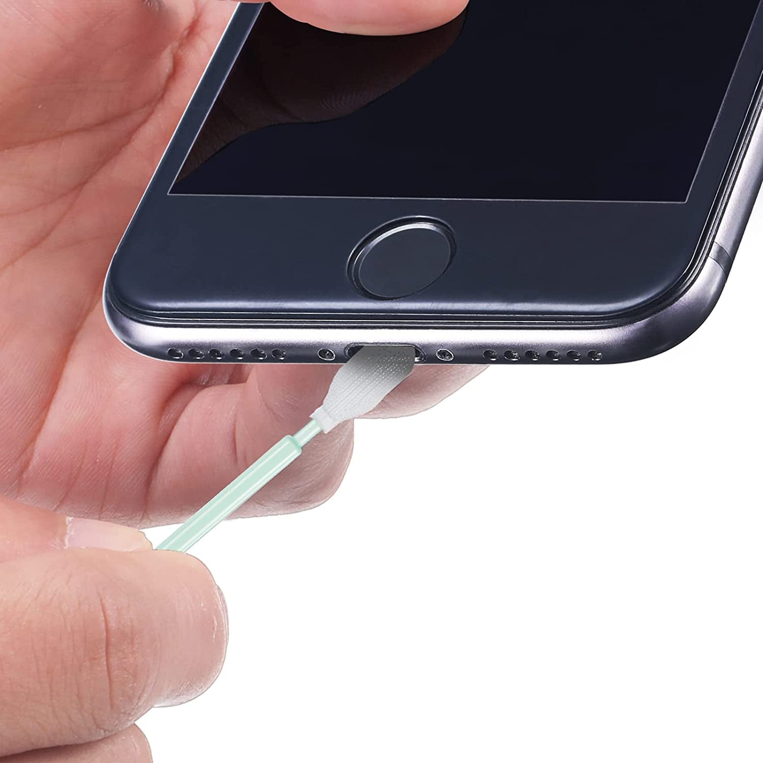 Anti Dust Plugs Compatible with Iphone 7/8/ X/XS/XR/ 11/12, Included Phone Port Cleaning Brush Kit, Cell Phone Speaker Cleaning Brushes and Phone Receiver Cleaning Brush Set (24 Pieces)  Tatuo   