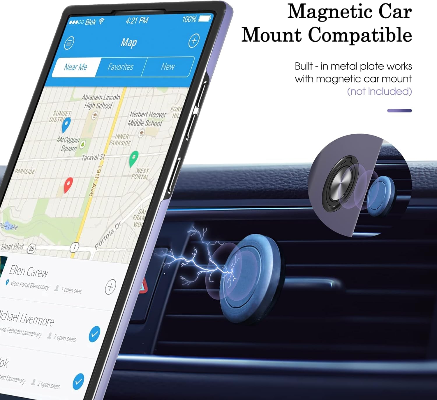 Gritup Samsung Galaxy S22 Ultra Case, Galaxy S22 Ultra Case with HD Screen Protector, [Military Grade] Shockproof Protection Case with 360° Magnetic Ring Holder Kickstand for Samsung S22 Ultra, Blue  Gritup   