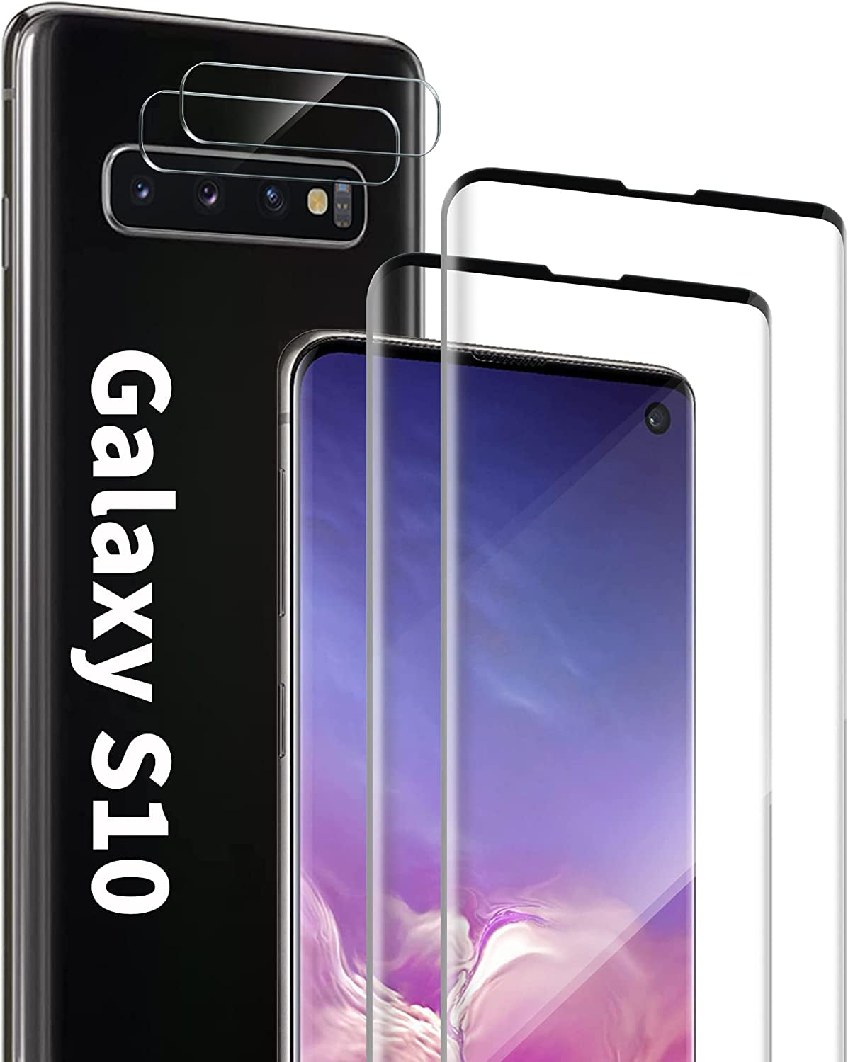 [2+2 Pack] Samsung Galaxy S23 Ultra Privacy Screen Protector and Camera Lens Protector, 9H Tempered Glass, anti Spy, anti Scratch, Bubble Free, Screen Protector for Samsung Galaxy S23 Ultra (6.8 Inch)  Corefyco Direct Galaxy S10  