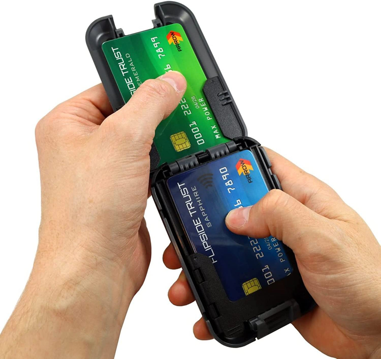 Flipside Wallets Flipside 4 RFID Blocking Wallet for Men with Removable Money Clip - Slim, Secure and Crush Resistant  Flipside   