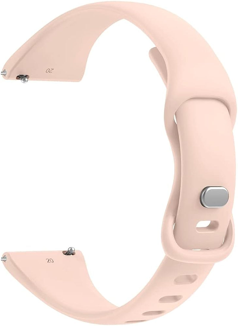 AEHON Slim Narrow Bands for Garmin Vivoactive 3/3 Music/Forerunner 245/645/Vivomove Hr/Venu Sq 20Mm Soft Silicone Sport Wristbands  AEHON Pink Venu 