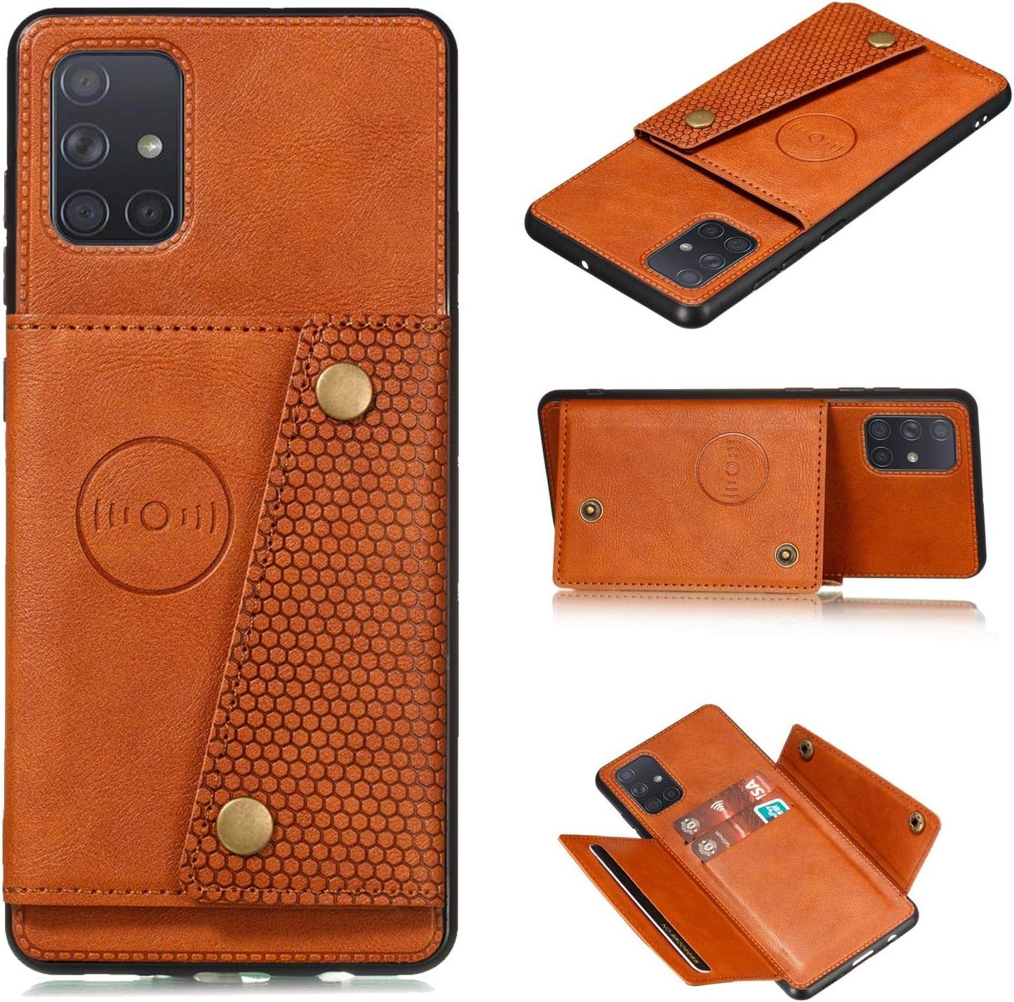 Compatible with Xiaomi Poco X3 GT Cover Case,Compatible with Xiaomi Redmi Note 10 Pro (China) 21061110AG PU Leather Stand Phone Case Cover Black  Generic Brown Compatible With Samsung Galaxy M11 / A11 