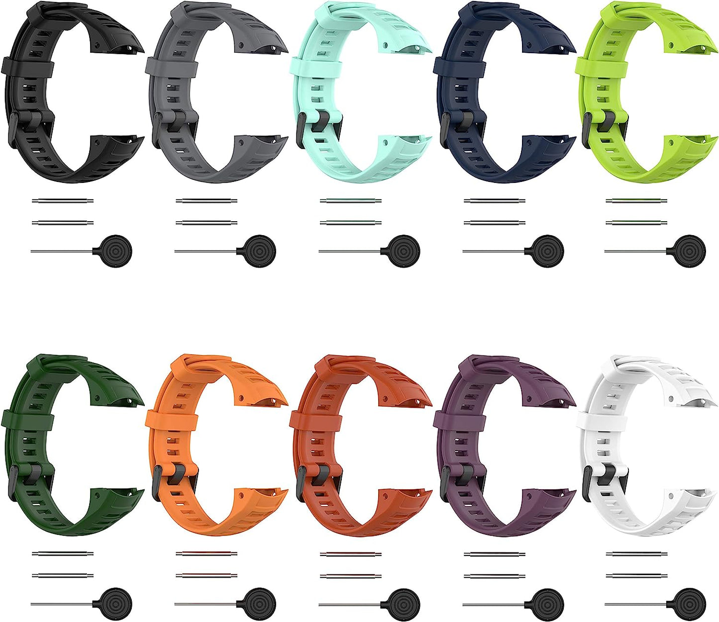 QGHXO Band for Garmin Instinct, Soft Silicone Replacement Watch Band Strap for Garmin Instinct/Instinct Tide/Instinct Tactical/Instinct Solar/Instinct Esports (No Tracker)  QGHXO   