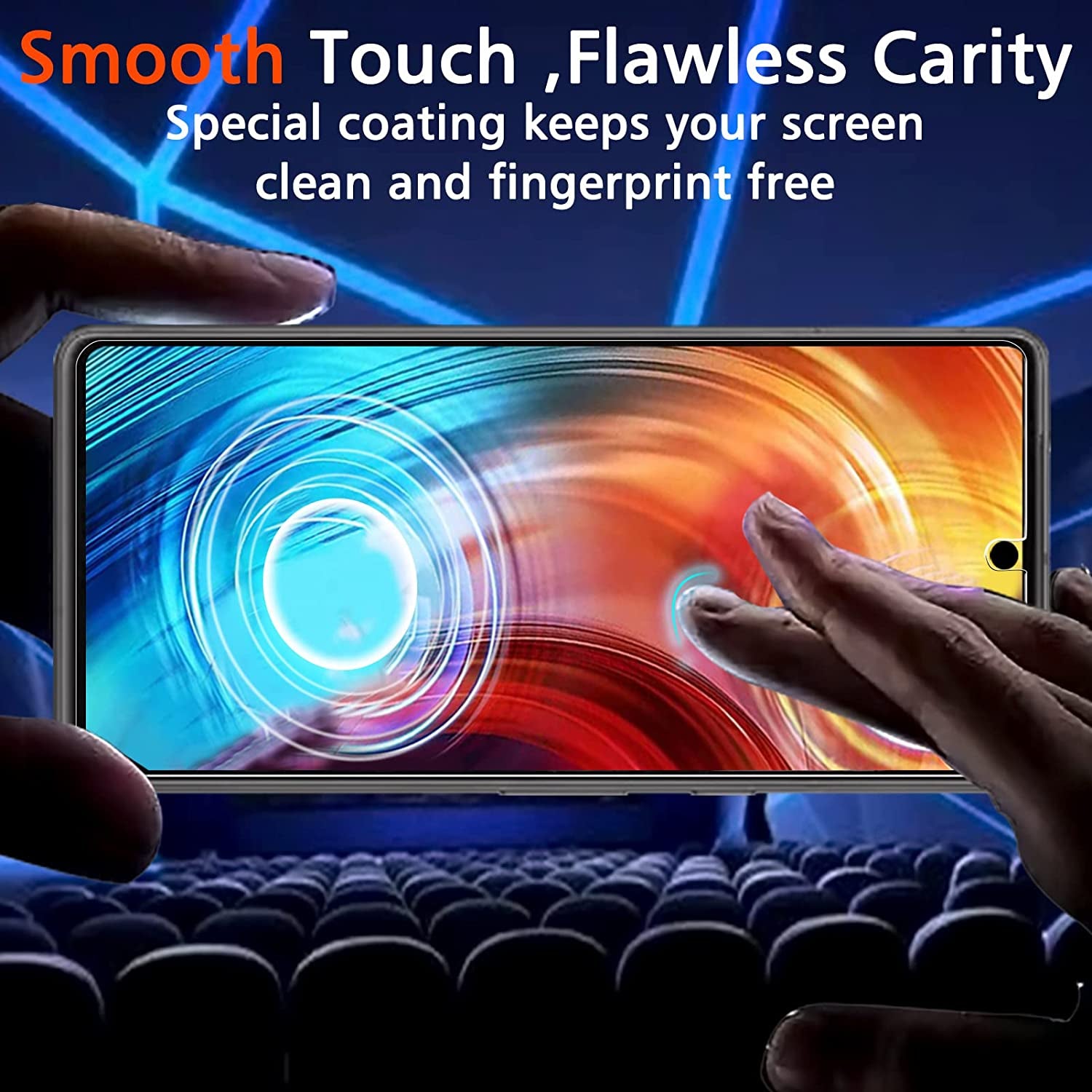 IMBZBK [4+4 Pack] for Google Pixel 7 Screen Protector 4 Pack 9H Tempered Glass 4 Pack HD Camera Lens Protector Cover Accessories Protection Case Friendly Mounting Frame Support Fingerprint Rreader  IMBZBK   