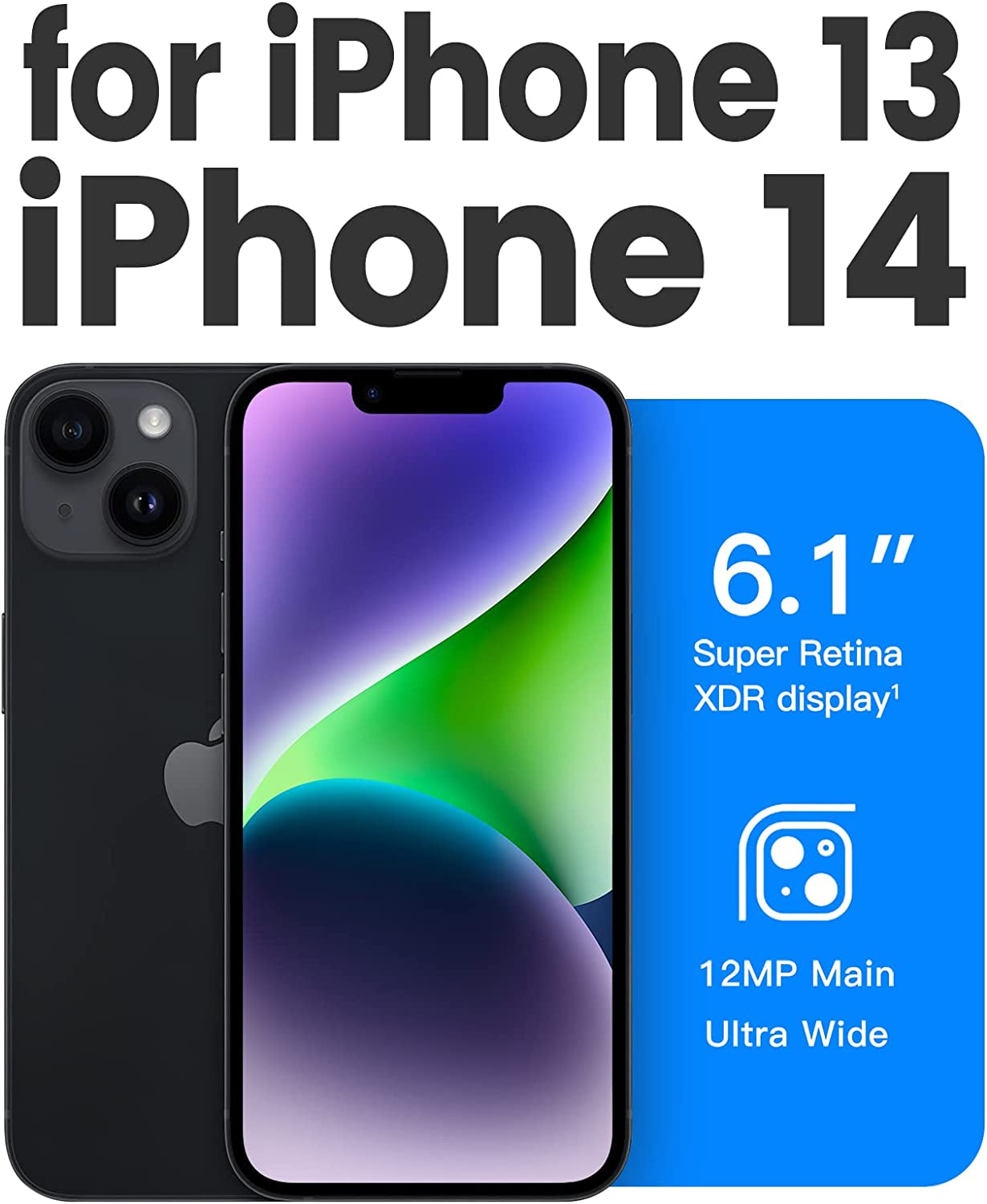 Mkeke for Iphone 14 Case Magsafe, Apple Iphone 13 Case Clear Magsafe with Magnetic [Military Grade Protection], Slim Clear Phone Cases for Both Iphone 13 / Iphone 14 Cover  Shenzhen Make Technology Company Limited   