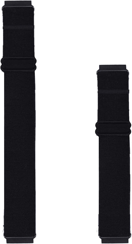 22Mm Elastic Wristband/Armband Strap for Compatible with Garmin Venu 2, Fossil Gen 6 44Mm, Samsung Galaxy Watch 3 45Mm, Garmin Vivoactive 4 45Mm Smartwatch (Black, Medium)  Grestun   