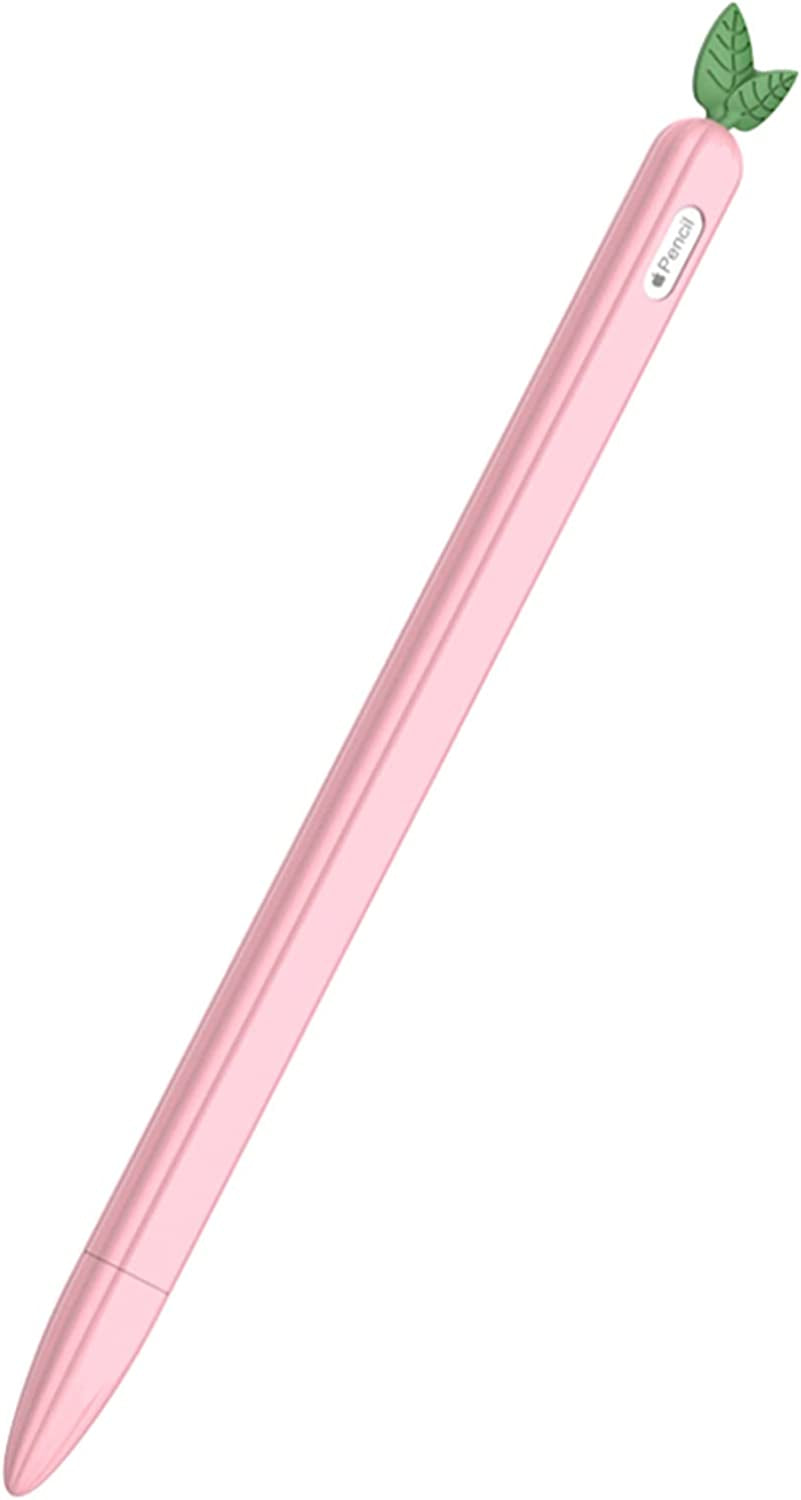WITOP Apple Pencil 2Nd Generation Case,Ipencil Case Sleeve Cute Fruit Design Silicone Soft Protective Cover Accessories Compatible with Apple Pencil 2Nd Generation (Purple)  WITOP (Peach) Pink  