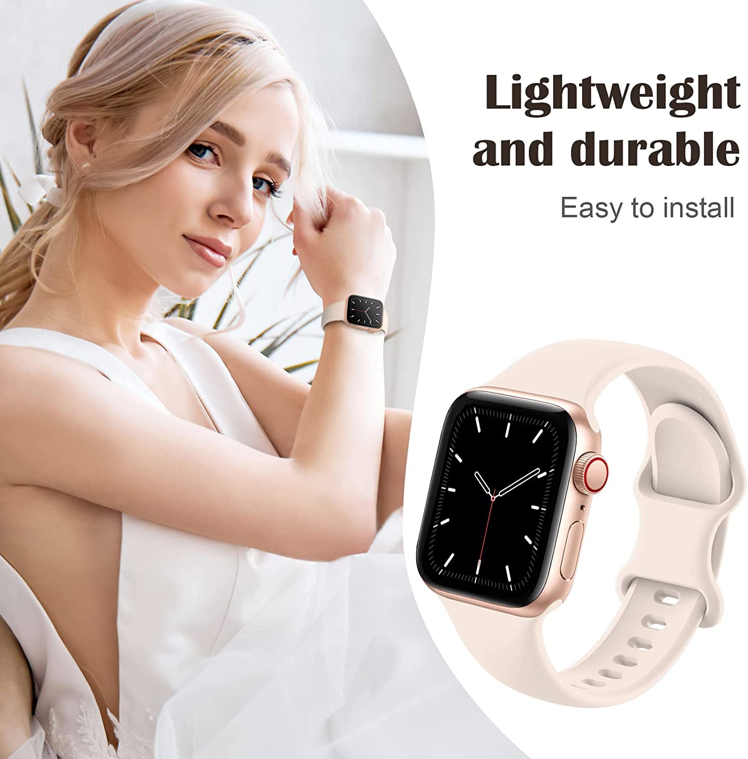 Treasuremax 15 Pack Bands Compatible with Apple Watch Band 41Mm 40Mm 38Mm 45Mm 44Mm 42Mm, Sport Waterproof Wristbands Soft Silicone Strap Replacement for Iwatch Series 8 7 6 5 4 3 2 1 SE Men Women  TreasureMax   