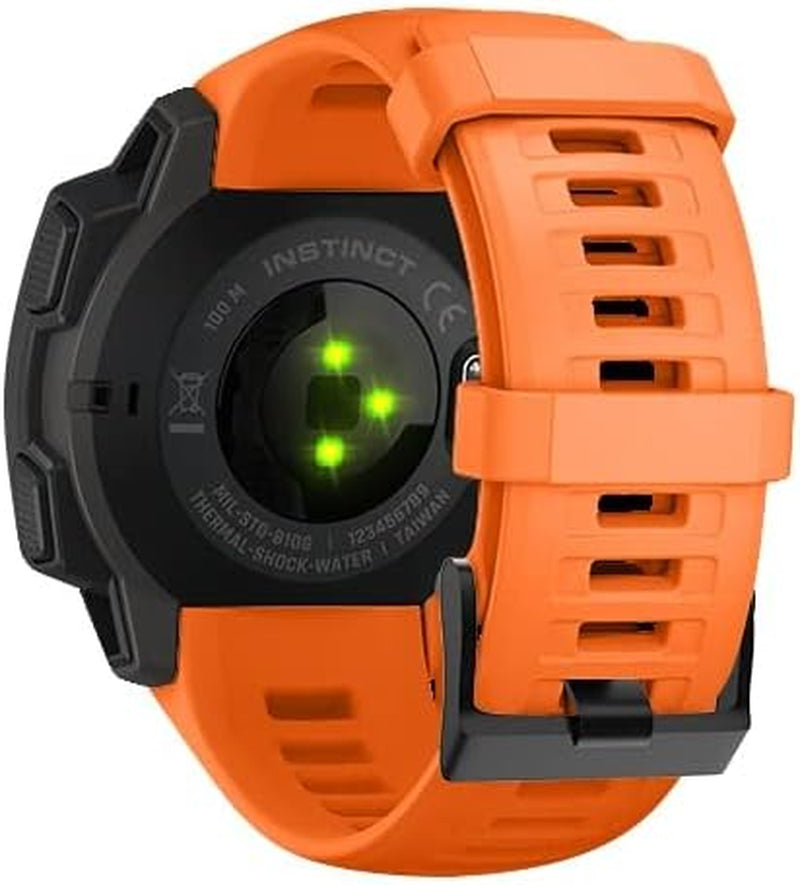 LKDJNC Silicone Band for Garmin Instinct/Esports/Tactical/Tide Solar Accessories Bands Smart Strap Watchband Quick Fit Wristband Correa  LKDJNC J For Instinct Tide 