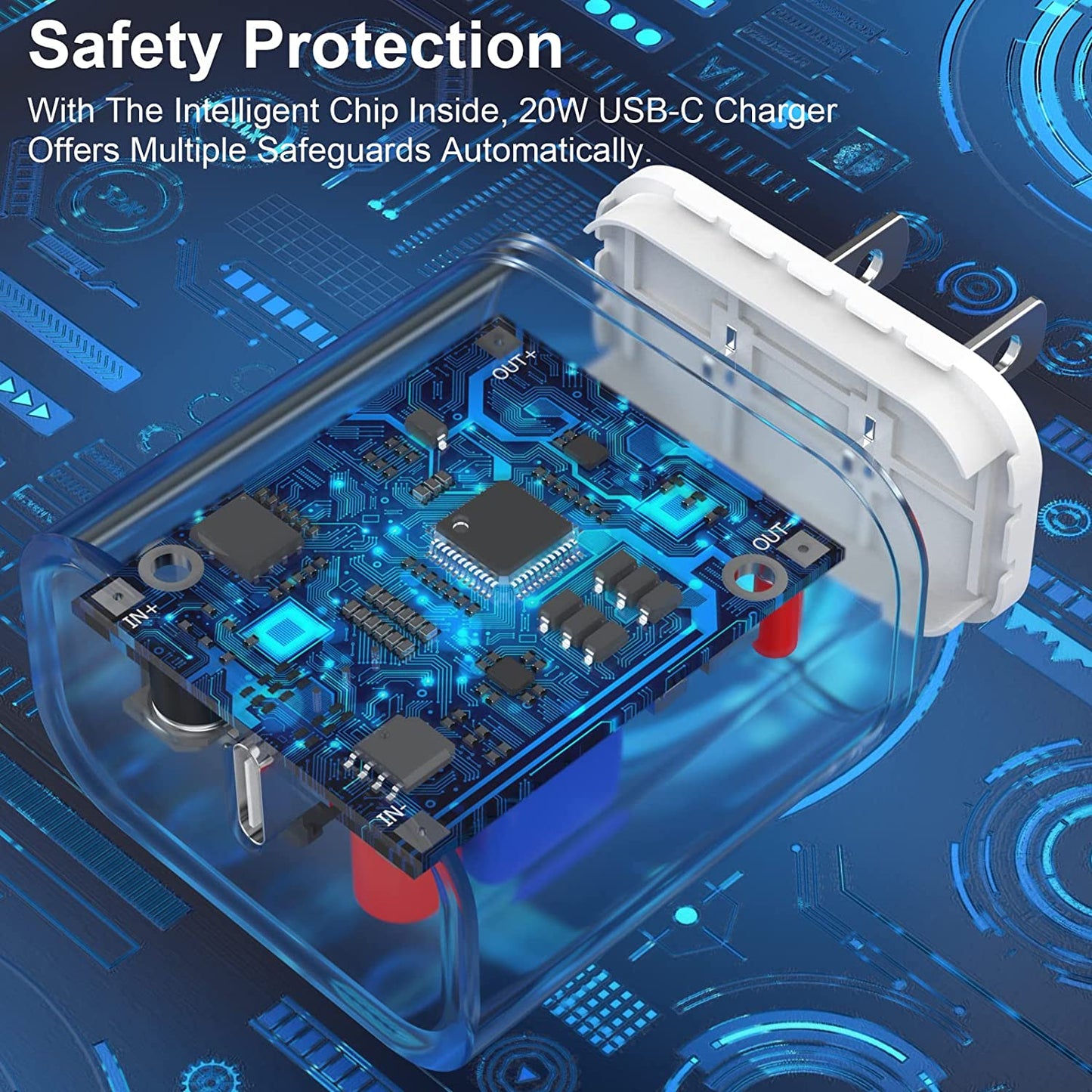 3 Pack Iphone Fast Charger [Apple Mfi Certified], 20W PD USB C Wall Charger Adapter with 3 Pack 6FT Type C to Lightning Cable Compatible with Iphone 14/13/13 Pro/12/12 Mini/Pro/Pro Max and More-White  SYDGPZ   