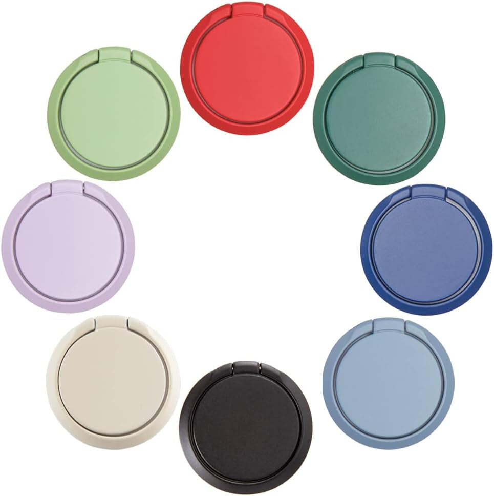 Cell Phone Ring Holder for Hand, Phone Back Ring Grip for Finger and Case (Black)  SUNURS Set  