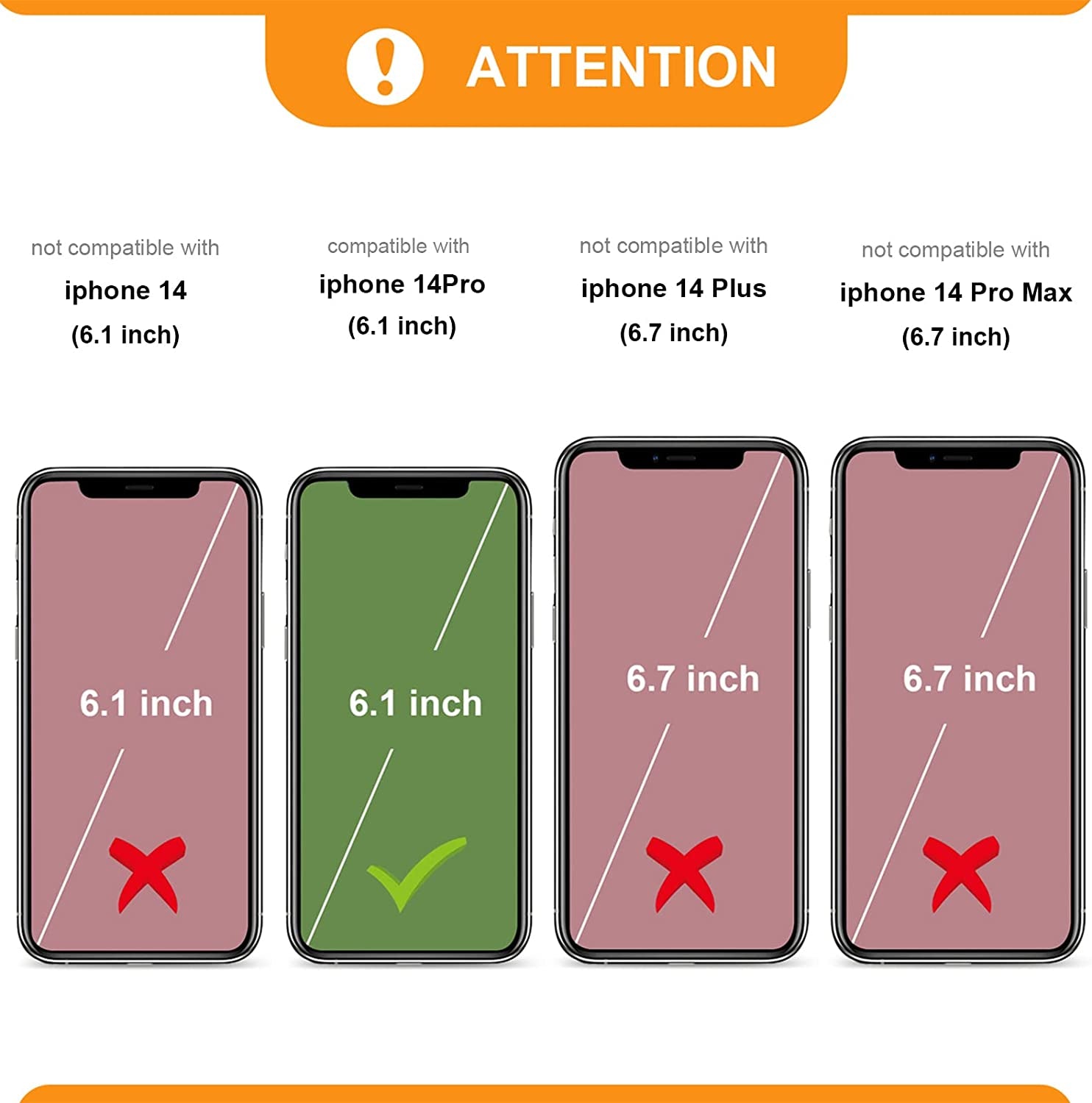 Bocasal Wallet Case for Iphone 14 Pro Compatible with Magsafe Magnetic RFID Blocking Detachable Premium PU Leather Flip Case with Card Slots Holder Kickstand Wireless Charging 6.1 Inch (Black)  Bocasal   