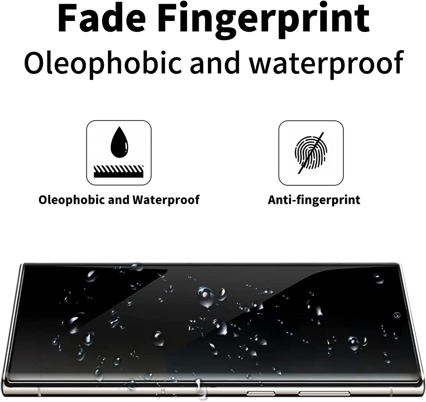 [2+2 Pack] Samsung Galaxy S23 Ultra Privacy Screen Protector and Camera Lens Protector, 9H Tempered Glass, anti Spy, anti Scratch, Bubble Free, Screen Protector for Samsung Galaxy S23 Ultra (6.8 Inch)  Corefyco Direct   