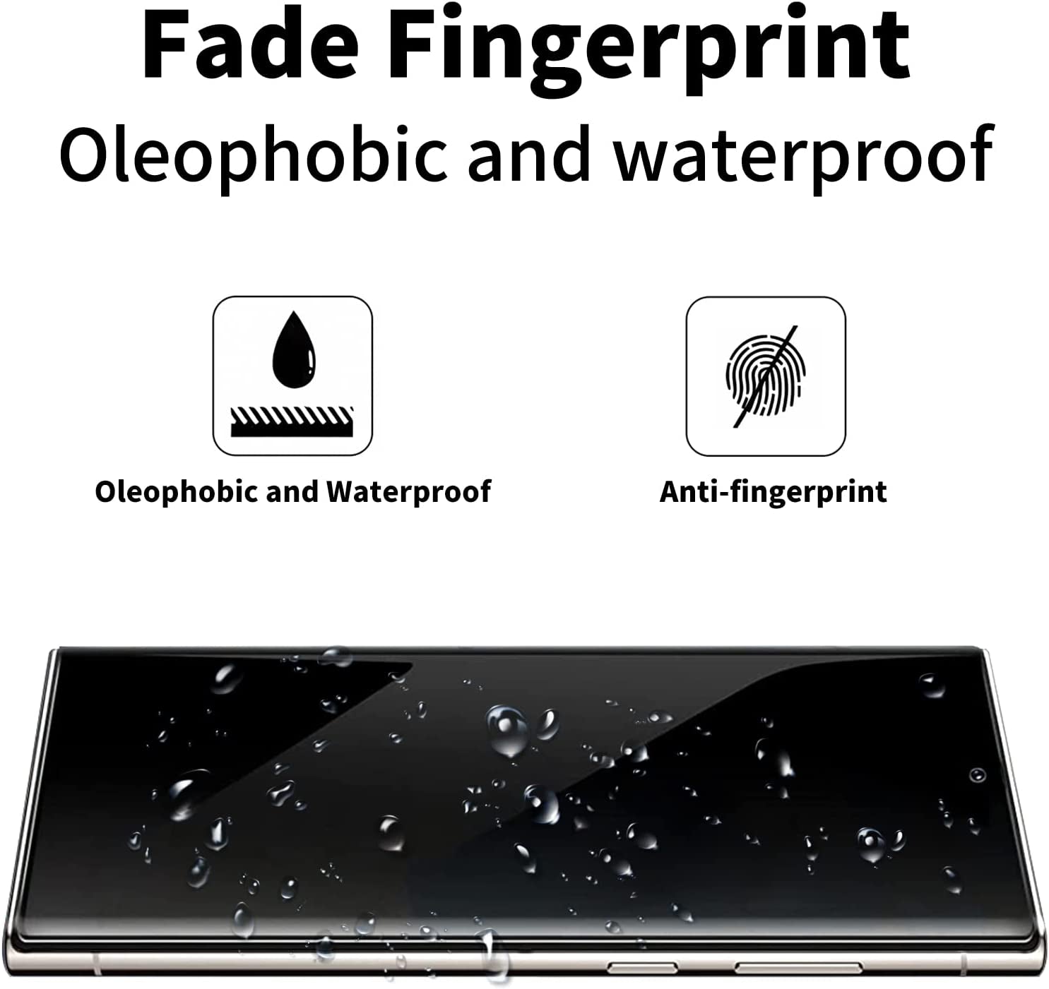 [2+2 Pack] Samsung Galaxy S23 Ultra Privacy Screen Protector and Camera Lens Protector, 9H Tempered Glass, anti Spy, anti Scratch, Bubble Free, Screen Protector for Samsung Galaxy S23 Ultra (6.8 Inch)  Corefyco Direct   