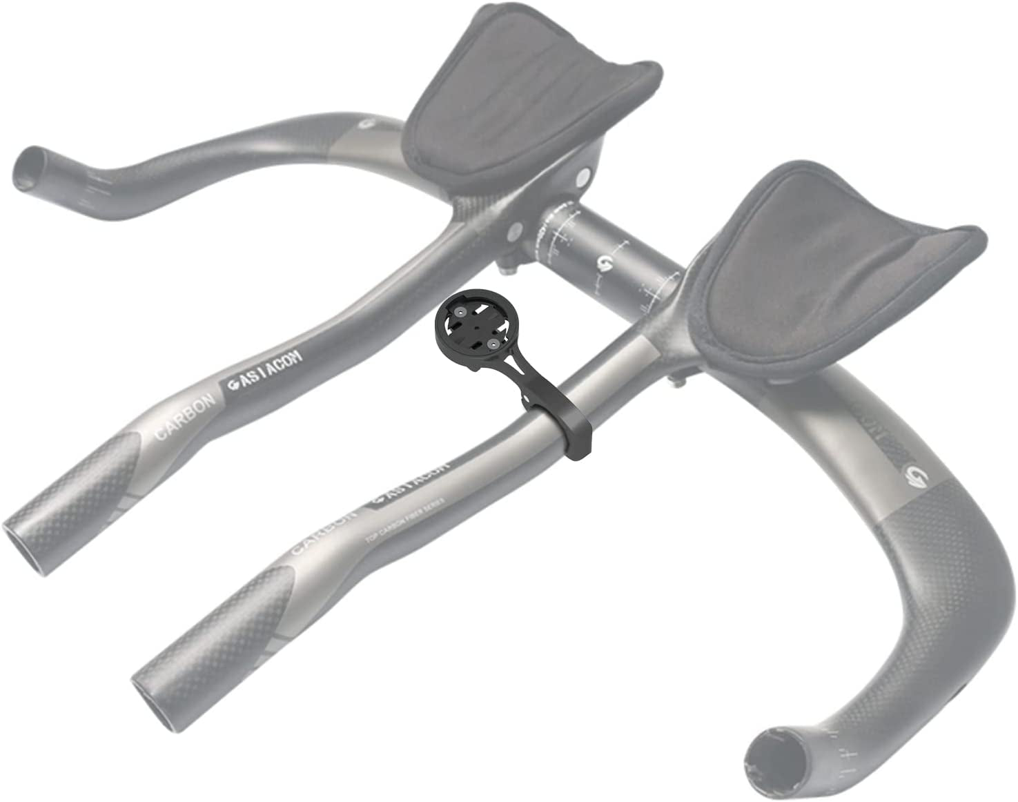 Aero Bars Mount - Garmin Bike Computer Mount for Garmin Edge, Compatible with Bike GPS Computer,Wahoo,Bryton,Cateye,Gopro Full Range and Flashlight (Black)  VOIEOV   