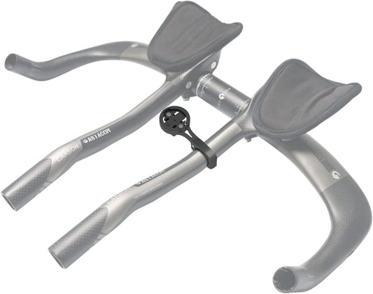 Aero Bars Mount - Garmin Bike Computer Mount for Garmin Edge, Compatible with Bike GPS Computer,Wahoo,Bryton,Cateye,Gopro Full Range and Flashlight (Black)  VOIEOV   