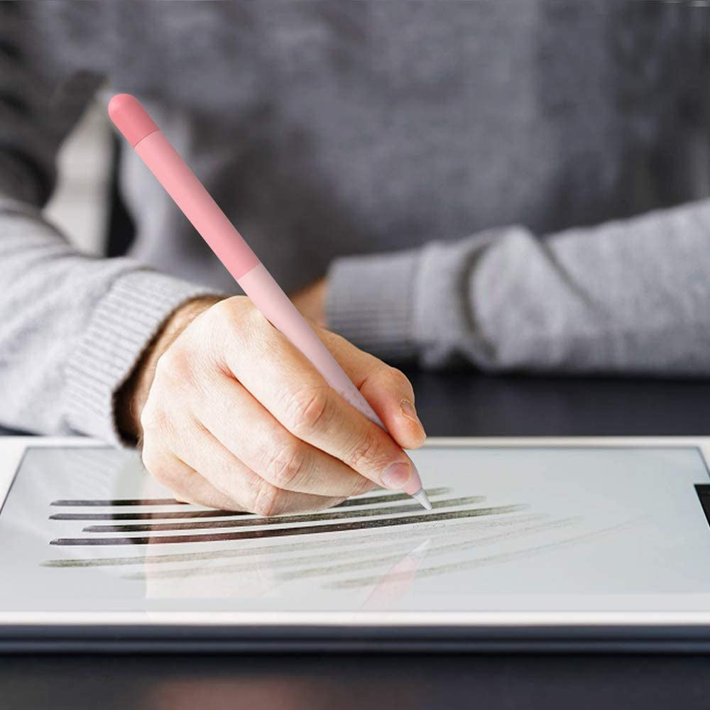 Delidigi Case for Apple Pencil 1St Generation, Silicone Protective Cover/Sleeve (Gradient Pink)  Delidigi   